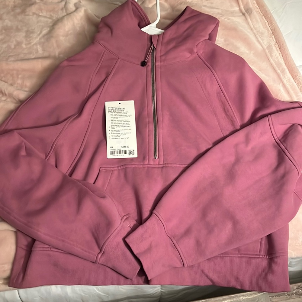 LIMITED EDITION Lululemon Scuba 1/2 Zip Velvet Dusk M/L
